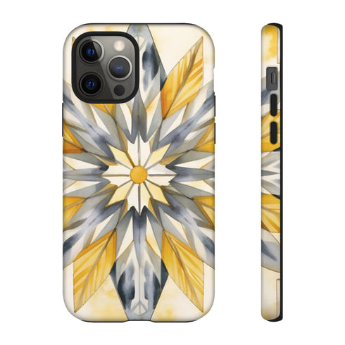 Sunshine Bloom Mosaic - Impact Resistant Phone Case iPhone 12 Pro Matte